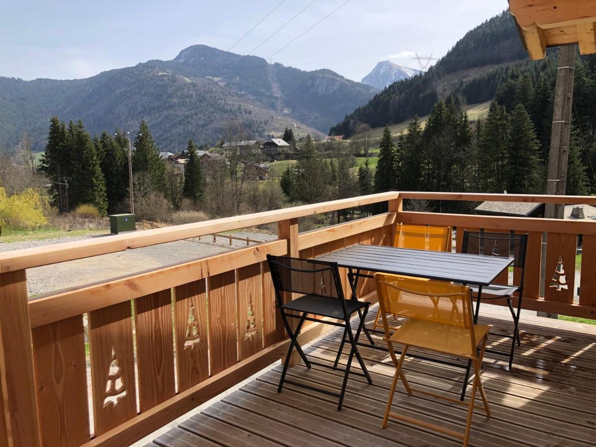 Chalet Cosy Et Moderne Vue Montagnes Seytroux Eksteriør bilde